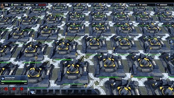 1000 UEF Long Range Artillery - Supreme Commander 2 Experiments