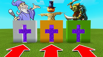 DO NOT CHOOSE THE WRONG CROSS IN MINECRAFT PE (Wizard, Scarecrow, & Goblin)