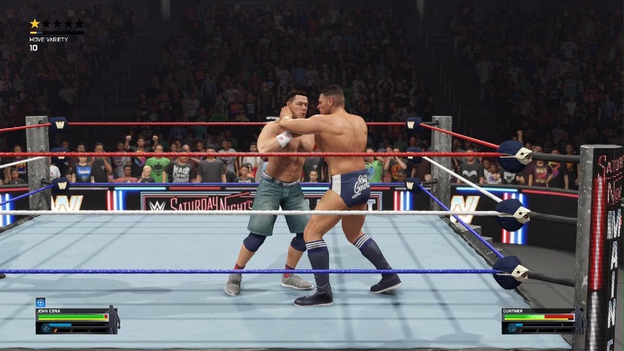 John cean's last match vs gunher at Saturday nights main event