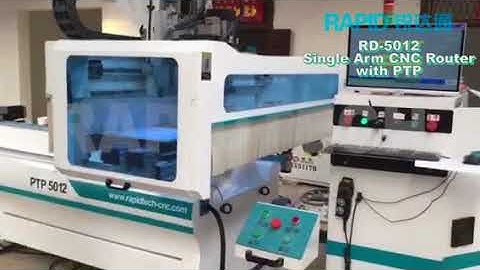 RD-5012 Single Arm CNC Router with PTP