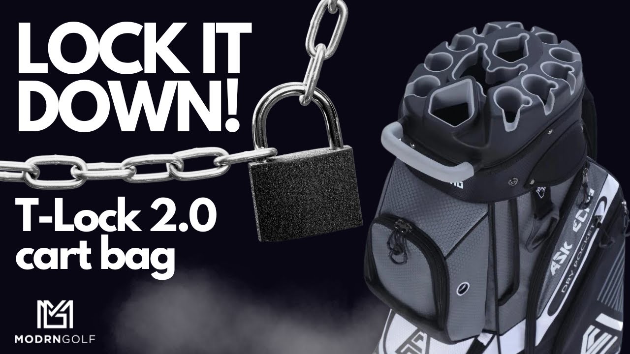 T LOCK 2.0 cart bag is one of the best golf bags in 2024 // best cart bag 2024 // 2024 bag