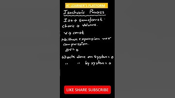 Isochoric process#shorts #class11 #chemistry