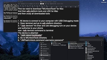 Xiaomi Bootloader Unlock Using MacOS