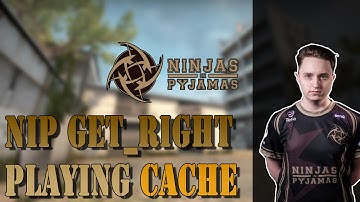 NIP GeT_RiGhT playing CS:GO Faceit on Cache (twitch stream)