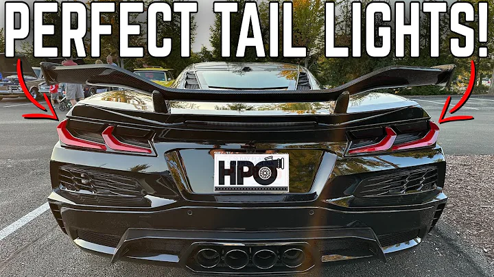 Make your C8 Corvette tail lights look PERFECT!