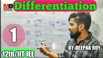 differentiation,differentiation by first principle,by-deepak roy sir.