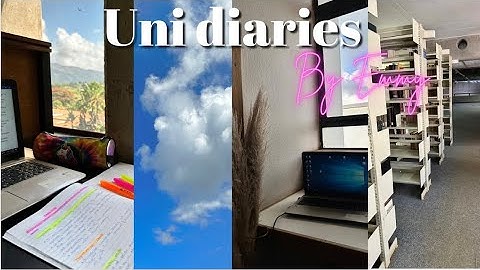 Uni diaries🇿🇦 | studying , classes , hanging out with friends , reading ,library || Thebarbie Emmy