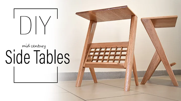 DIY Mid-century Side Tables