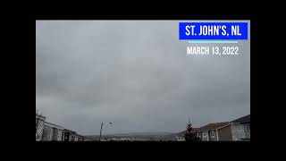 Windy day in St. John's