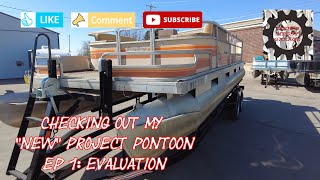 Evaluating My New Pontoon Boat And Starting The Clean-Up Project Pontoon Ep1