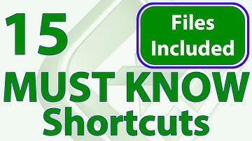 15 MUST KNOW Excel Keyboard Shortcuts to Speed-up Work