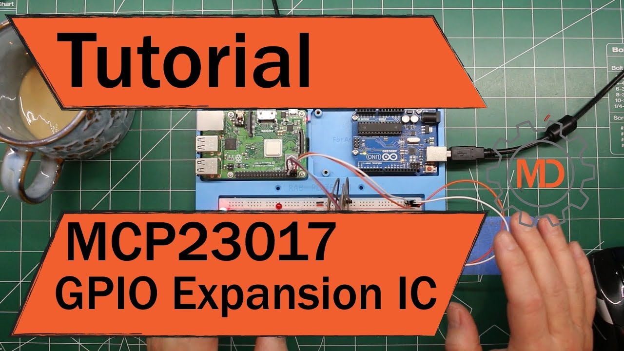 raspberry pi กับ arduino  Update 2022  How to connect the MCP23017 GPIO Expander to an Arduino and Raspberry Pi