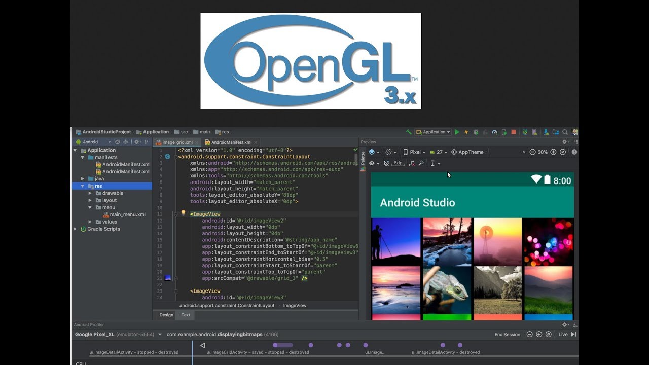 Tut 4: How to install Android Studio and OpenGL ES for Android applications  Using Ubuntu Linux - YouTube