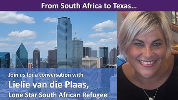 Lone Star South African Refugee in Texas | Indaba Conversation with Lielie van der Plaas