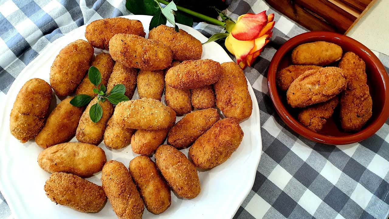 CROQUETAS DE POLLO ASADO Y JAMÓN