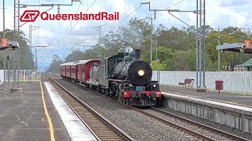Queensland Rail Steam Locomotives, EMU Trains and Cargo Trains Operating Compilation!!