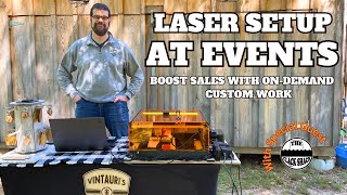 Portable Laser Set Up for Events