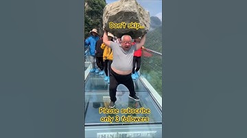 😱 AI Generated video | Glass Bridge Gone Wrong! | Shocking Moment 😨 #Shorts #ai