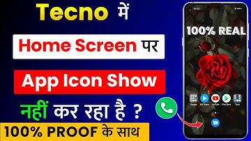 Tecno Me Home Screen Par App Nahi Dikha Raha Hai | App Icon Not Showing on Home Screen in Tecno