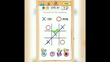 brain test level 261 you must win somehow.