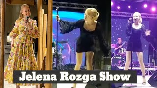 Jelena Rozga (Hauser Ex Fiance) Show On Stage In Heavy Crowds Croatian Star Singer Resimi