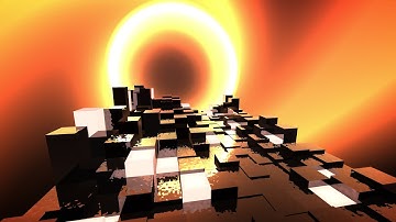 Bright cubes, loop #artofcode #shaders #4k