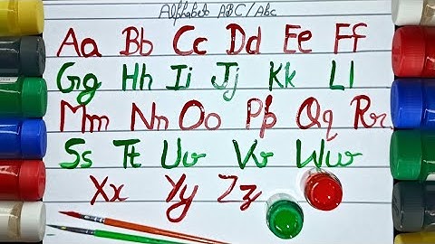 Alphabet | ABC Song | learn ABC capital & small | alphabet writing | nursery rhymes for kids | ABCD 