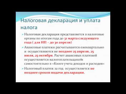 УСН, Налоговая декларация УСН, Налоговая декларация