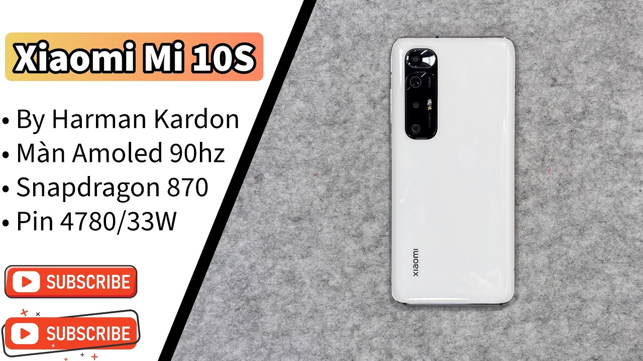 Xiaomi Mi 10S - Cặp loa Tuned by Harman Kardon 