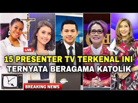 Tak disangka, 15 PRESENTER TV terkenal Indonesia ini ternyata KATOLIK. No 2 salut!