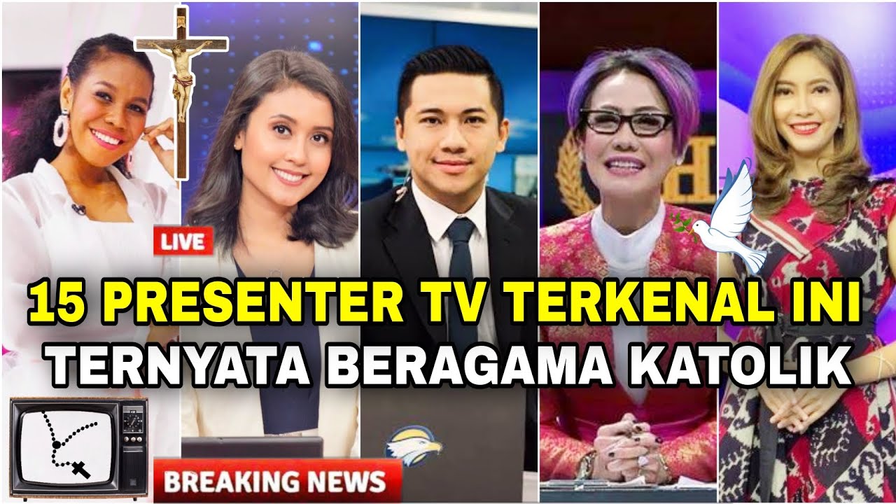 Tak disangka, 15 PRESENTER TV terkenal Indonesia ini ternyata KATOLIK. No 2 salut!
