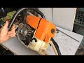 Stihl МS-440 Заклинило стартер и плохо заводится?!Да ну?!)