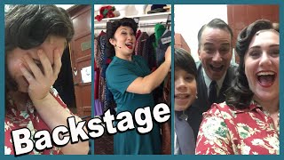 Backstage at A Christmas Story the Musical