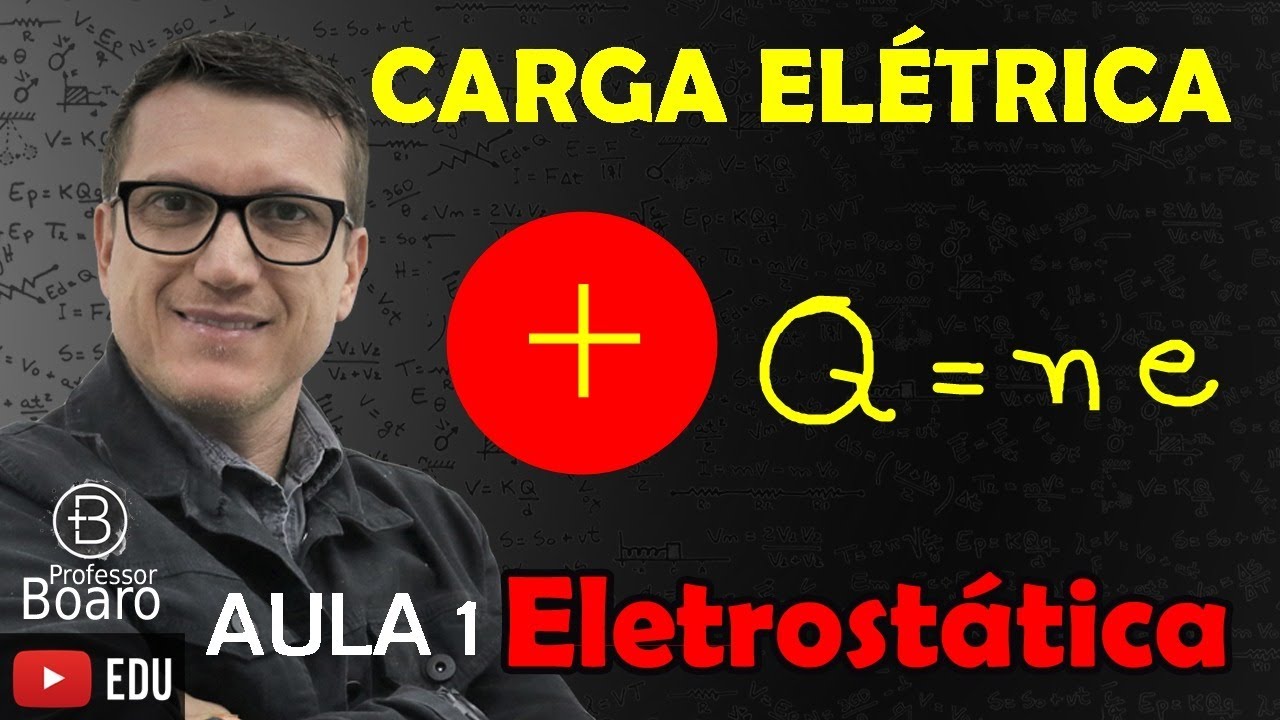 CARGA ELÉTRICA - ELETROSTÁTICA - (TEORIA + EXERCÍCIOS) -  AULA 1