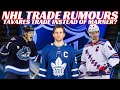 Nhl trade rumours  leafs canucks  nyr trouba trade or buyout panthers advance  mem cup final