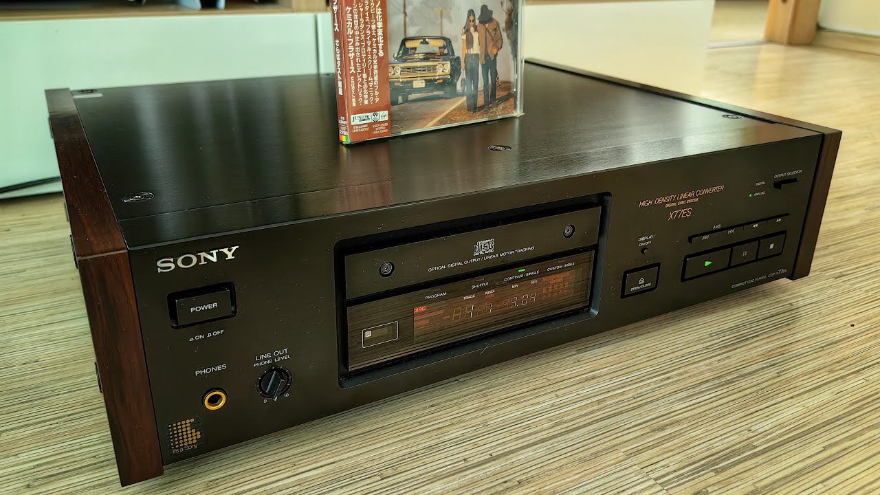 📻[SONY] CDプレーヤー💿[CDP−X7ESD]トレイのメンテナンス😃 - YouTube