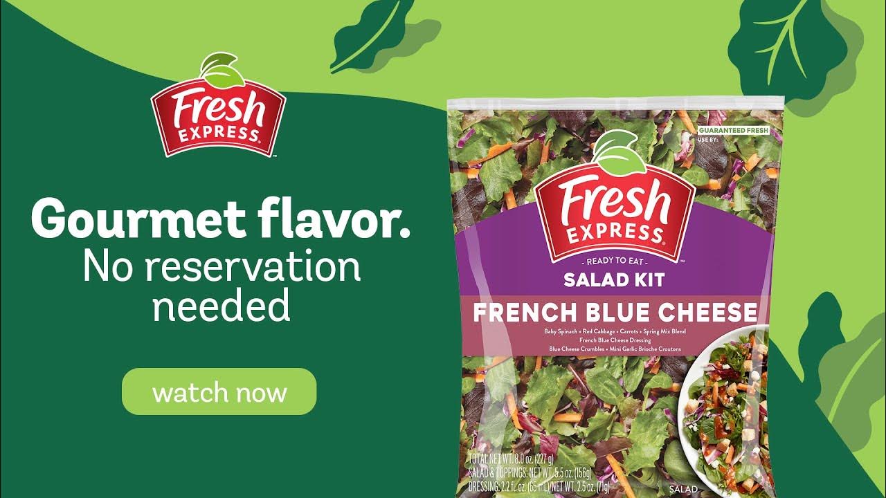 Fresh Express® French Blue Cheese Salad Kit YouTube