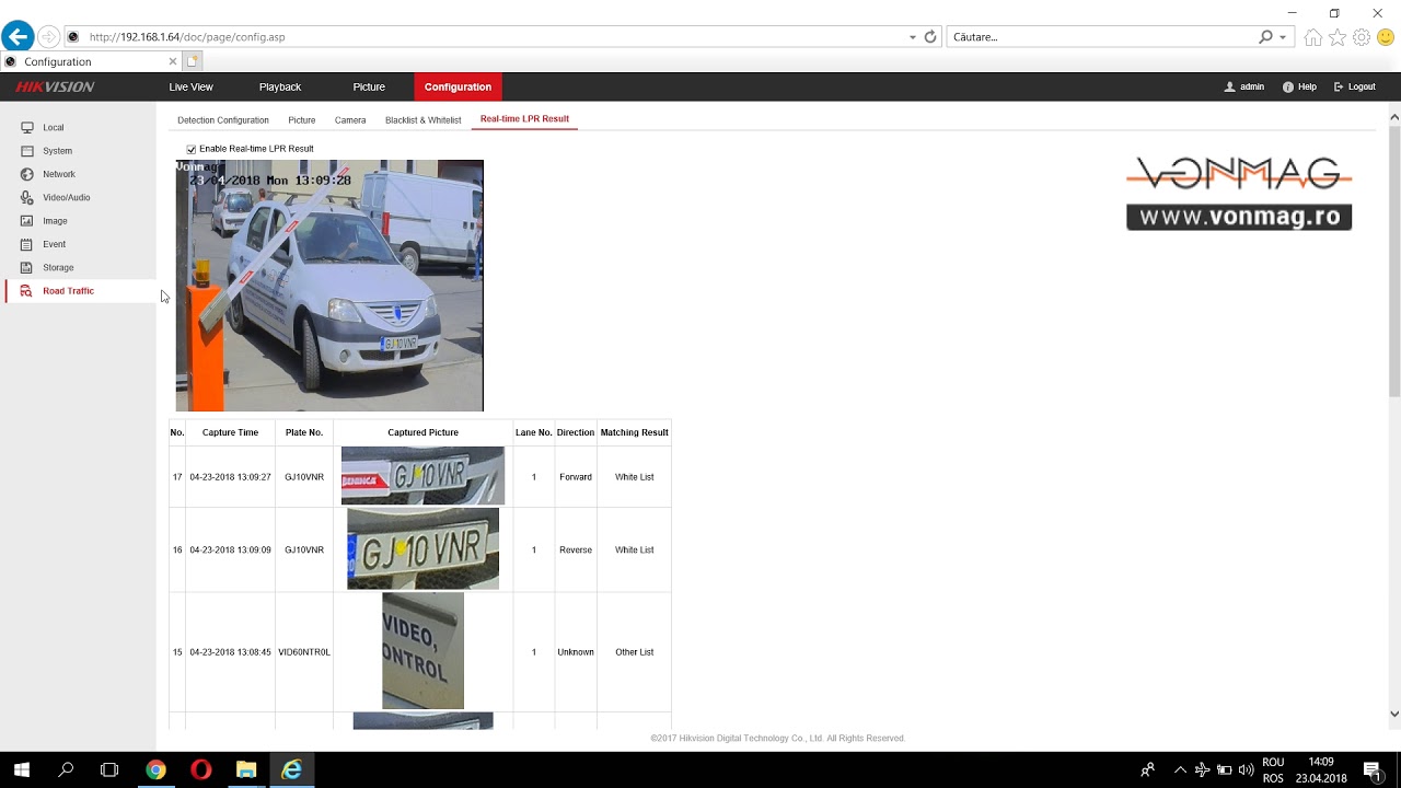 hikvision live view demo