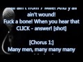 50 Cent - Many Men (Lyrics)