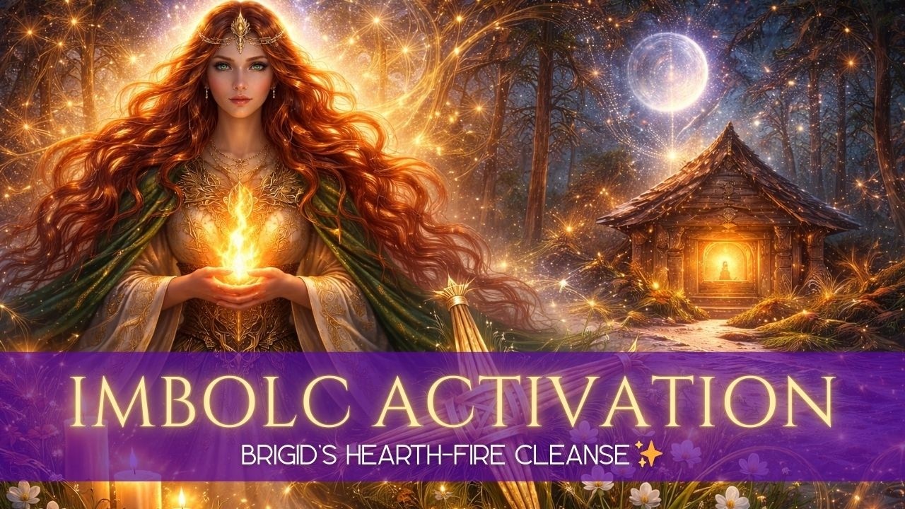 Активация Рейки в Имболк ✨ Очищение дома энергией огня Бригиды (полнолуние во Льве)