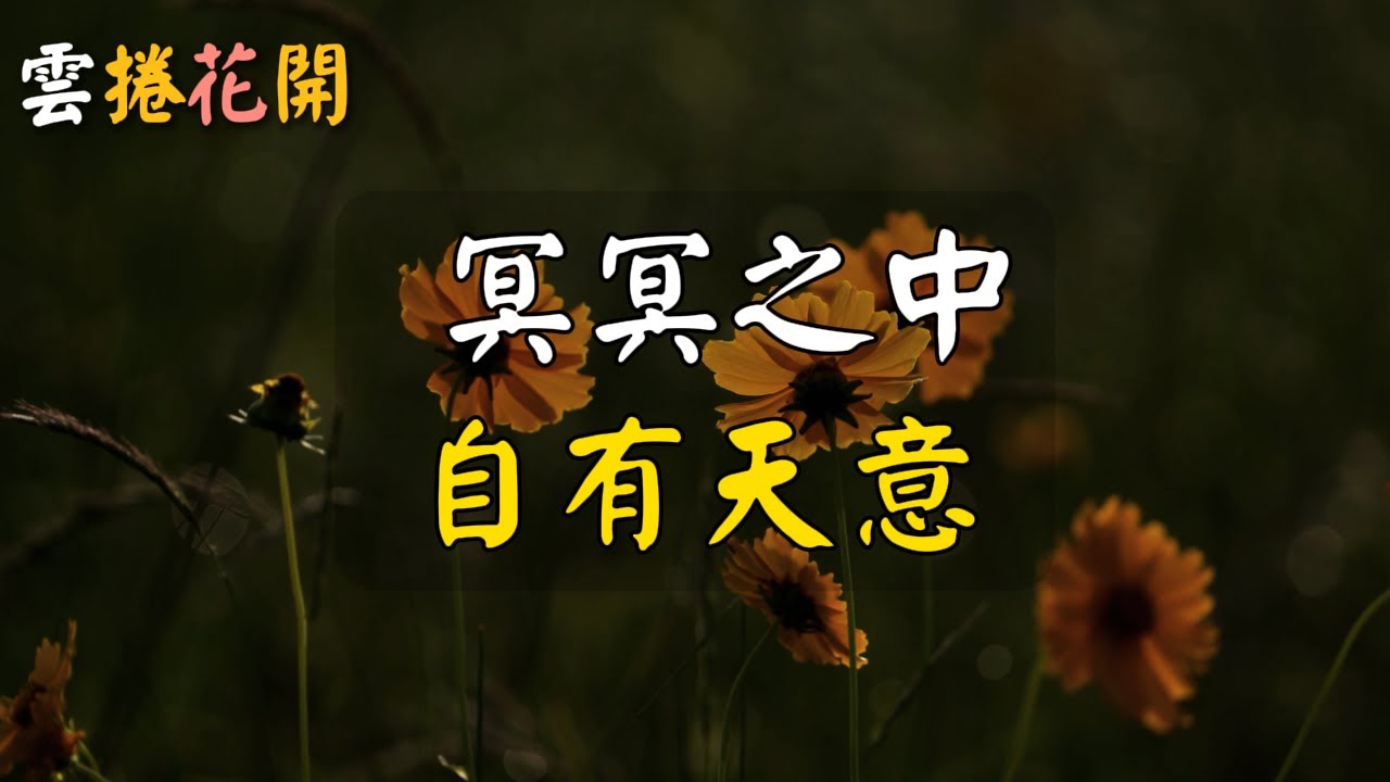 冥冥之中，自有天意，做好自己，美好都會如期而至！#雲捲花開