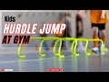 Kids Hurdle Jump Training |Hurdle Jump Exercise |Hurdle jump Workout |Hurdles Workout Gym |Rafoshow
