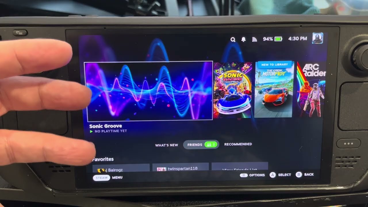 Sonic Groove (Linux version) - Music  player/visualizer - Also works on Steam Deck!