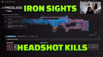 HOW TO GET *IRON SIGHTS KILLS* ON DM56! (PRICELESS CAMO CHALLENGE MW3)!