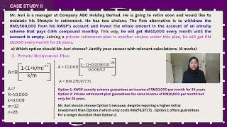 MAT112 CASE STUDY COMPOUND INTEREST & ANNUITY - UiTM Cawangan Perak Kampus Tapah
