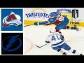 Colorado avalanche vs tampa bay lighting  nhl 2022 stanley cup final game 3