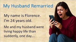My Husband Remarried ✅ Emotional English Story (A1–A2 Level) ✅ Betrayal & Healing | English Stories