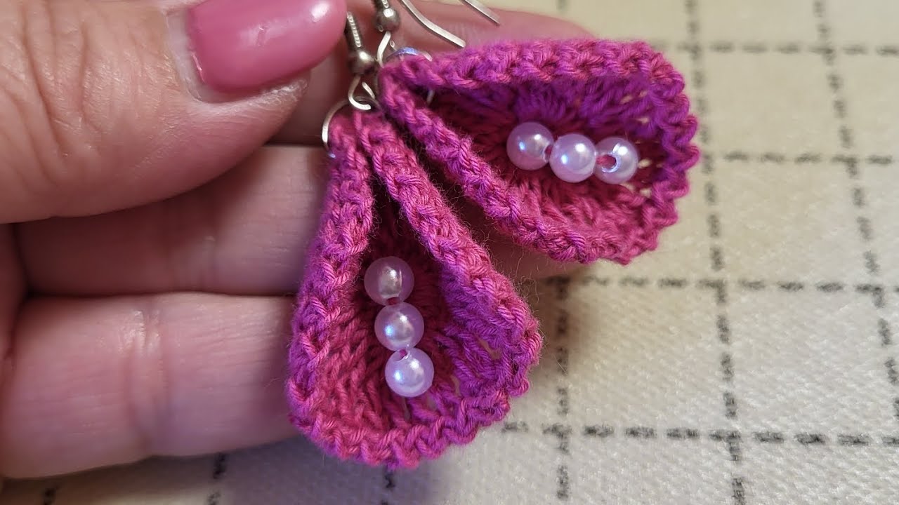 How to Crochet Earrings YouTube