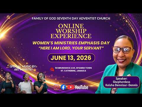 Sabbath Service | June 13, 2026 | Women's Mininistries Emphasis Day