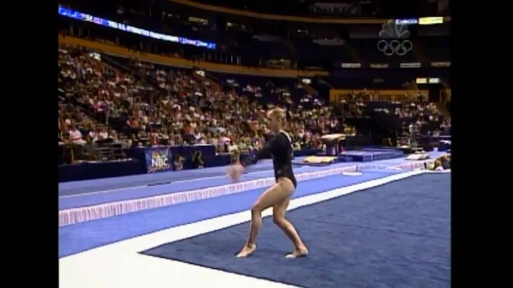 Terin Humphrey - Floor Exercise - 2004 U.S. Gymnas...